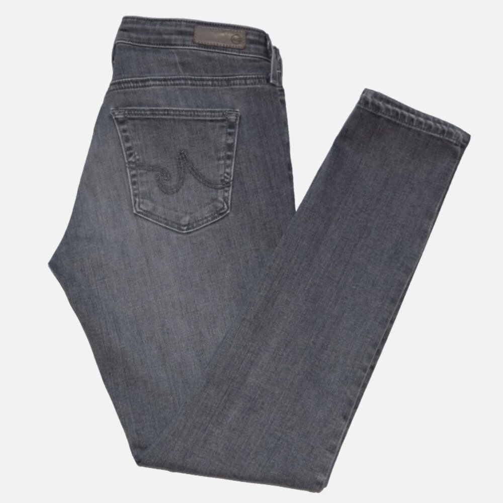 AG Adriano Goldschmied Gray Ankle Super Skinny Legging Jeans Size 26R